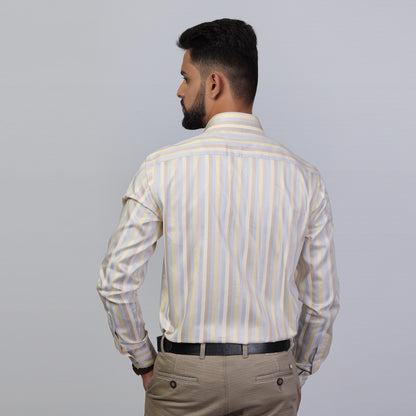 KNS 299 - Yellow Stripes Shirt