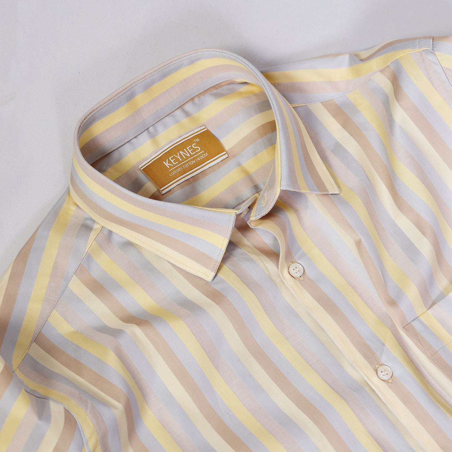 KNS 299 - Yellow Stripes Shirt