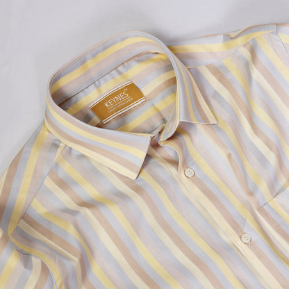 KNS 299 - Yellow Stripes Shirt