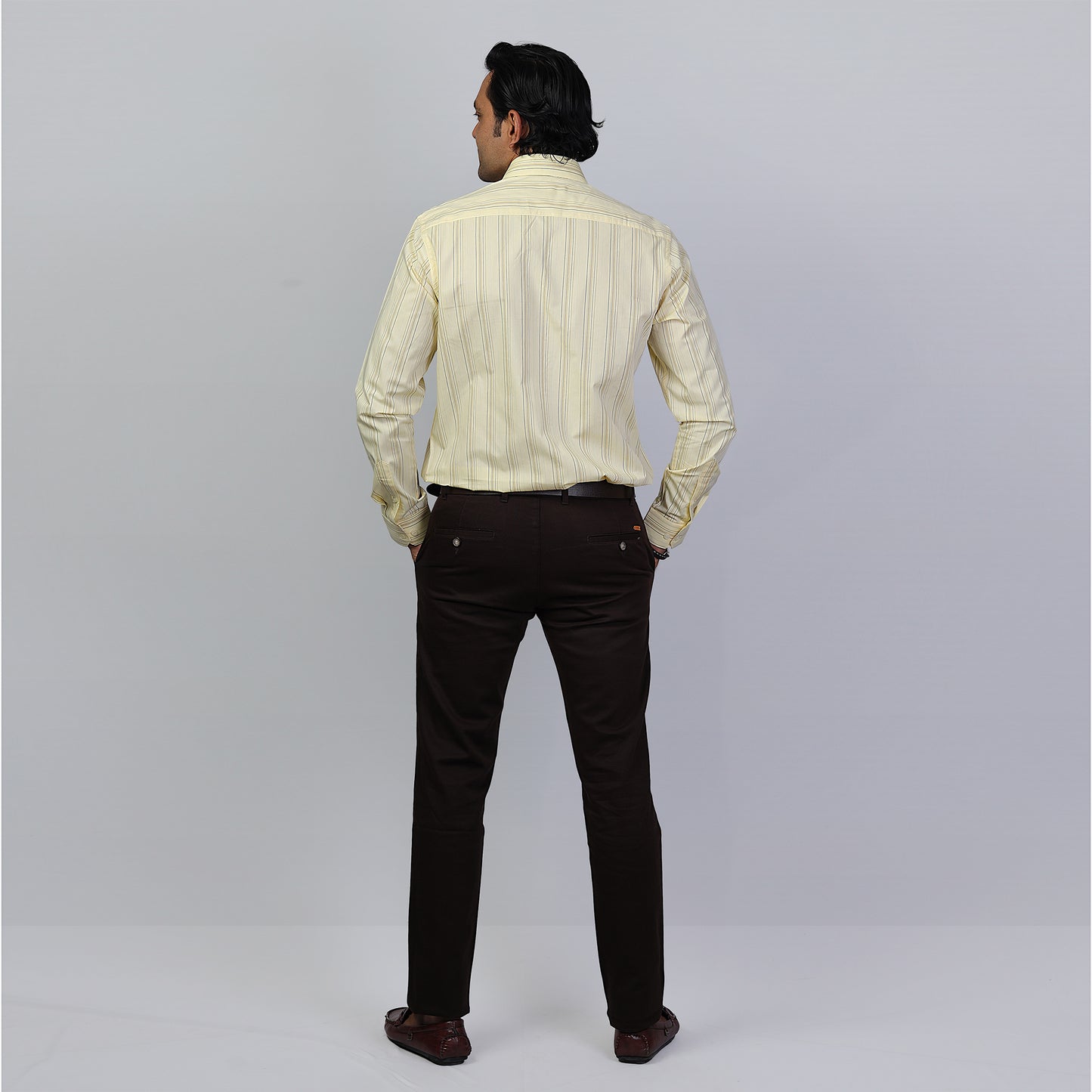 KNS 263 - Yellow Stripes Shirt