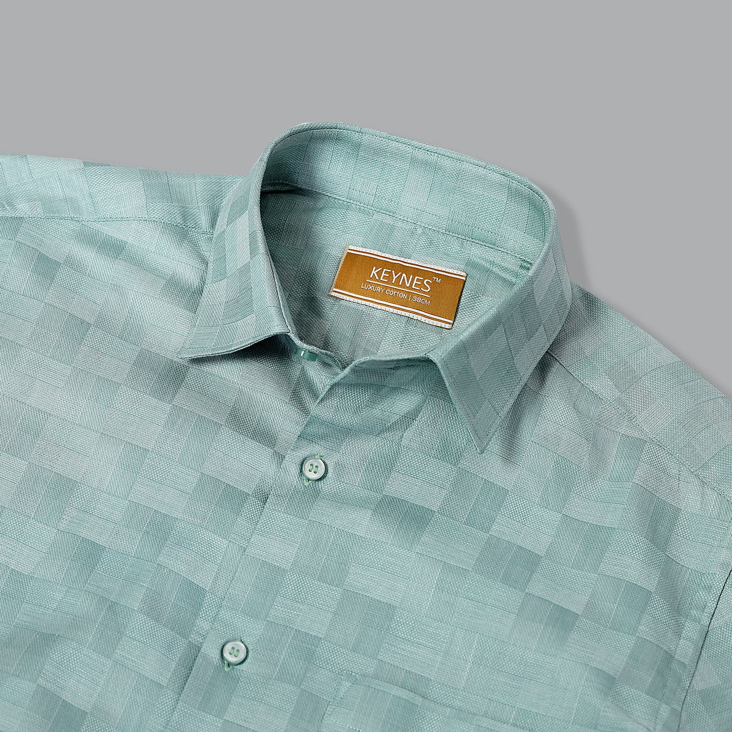 KNS 292 - Textured Green Shirt