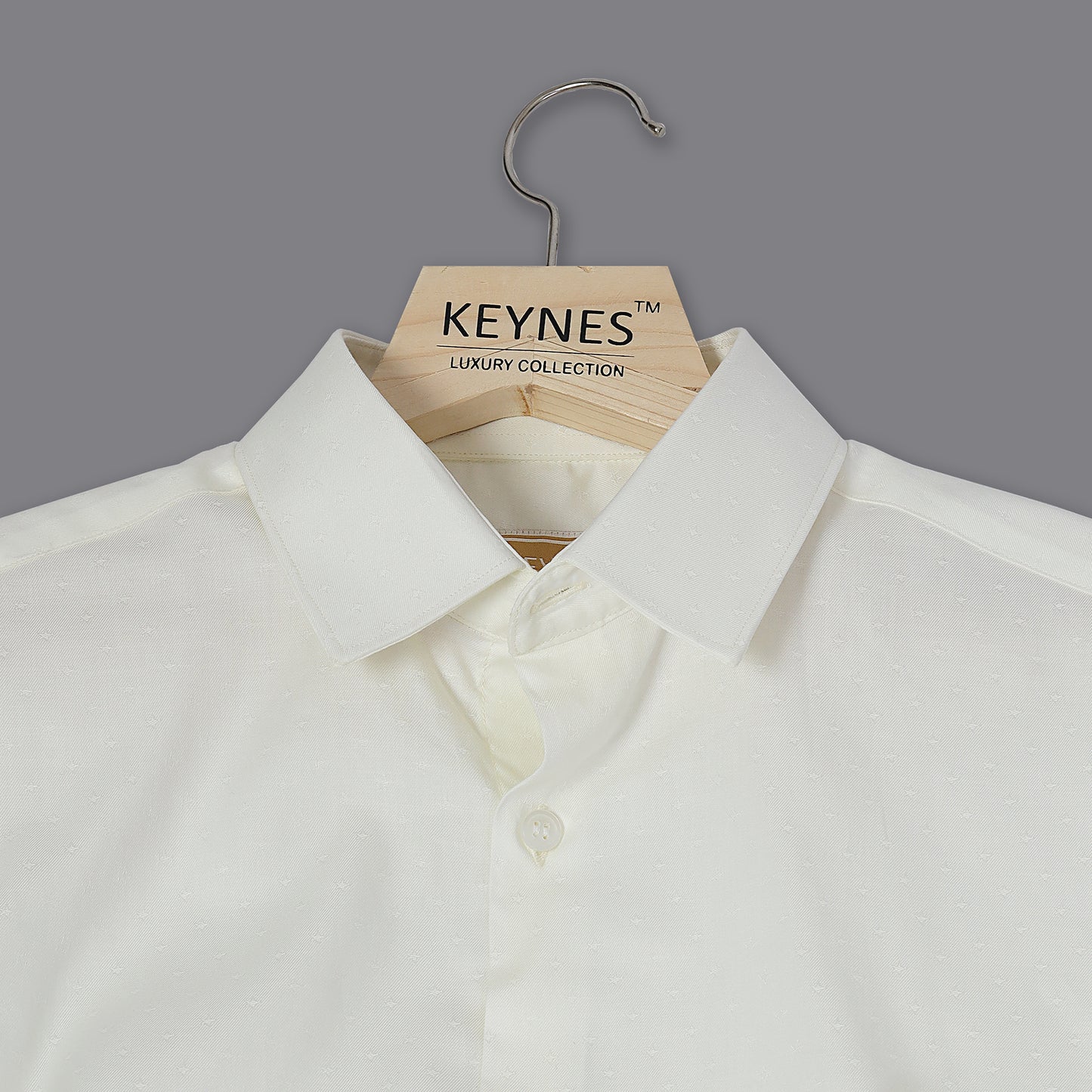 KNS 212 - Textured White Shirt