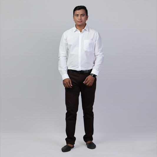 KNS 205 - White Formal Shirt
