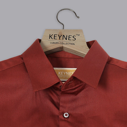KNS 209 - Brown Formal Shirt